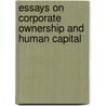 Essays on Corporate Ownership and Human Capital door Camille Hebert