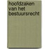 Hoofdzaken van het bestuursrecht