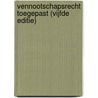 Vennootschapsrecht toegepast (vijfde editie) door Jeroen De Schryver