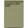 Vennootschapsrecht toegepast (vijfde editie) by Jeroen De Schryver