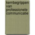 Kernbegrippen van professionele communicatie