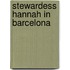 Stewardess Hannah in Barcelona
