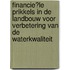 Financiële prikkels in de landbouw voor verbetering van de waterkwaliteit