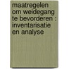 Maatregelen om weidegang te bevorderen : inventarisatie en analyse door P.W. Blokland