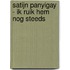 Satijn Panyigay - Ik ruik hem nog steeds