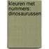 Kleuren met nummers: Dinosaurussen