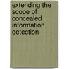 Extending the scope of concealed information detection door L.M. Geven