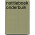 Notitieboek Onderbuik