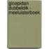 Gloepidan Dubbeldik - Meeluisterboek