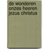 De Wonderen onzes Heeren Jezus Christus