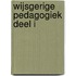 Wijsgerige Pedagogiek Deel I