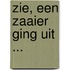 Zie, een zaaier ging uit ...