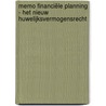 Memo Financiële Planning - Het Nieuw huwelijksvermogensrecht door Theo Hoogwout