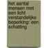 Het aantal mensen met een licht verstandelijke beperking: een schatting