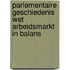 Parlementaire Geschiedenis Wet arbeidsmarkt in balans