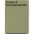 Module 2: Waardepropositie