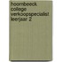 Hoornbeeck College Verkoopspecialist Leerjaar 2