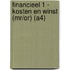 Financieel 1 - Kosten en winst (MR/OR) (A4)