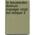 FP Leeuwarden Dokkum Manager Retail BOL leerjaar 2