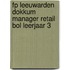 FP Leeuwarden Dokkum Manager Retail BOL leerjaar 3