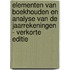 Elementen van boekhouden en analyse van de jaarrekeningen - verkorte editie