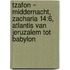 TZAFON ~ MIDDERNACHT, ZACHARIA 14:6, ATLANTIS VAN JERUZALEM TOT BABYLON