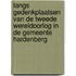 Langs gedenkplaatsen van de Tweede Wereldoorlog in de gemeente Hardenberg