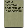 Niet je moerstaal. Anderstaligen in Nederland by Mariska Reijmerink