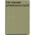 Het nieuwe ambtenarenrecht