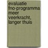 Evaluatie FNO-programma Meer Veerkracht, Langer Thuis