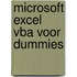 Microsoft Excel VBA voor Dummies