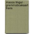 Macco Lingui - Grammaticakaart Frans