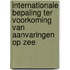 Internationale bepaling ter voorkoming van aanvaringen op zee