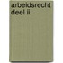 Arbeidsrecht deel II