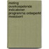 Meting overkoepelende indicatoren programma Onbeperkt Meedoen!