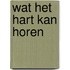 Wat het hart kan horen
