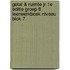 Getal & Ruimte jr 1e editie groep 8 leerwerkboek niveau blok 7