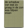 De schaduw van wat zo graag in de zon was blijven staan door Mattijs Deraedt