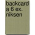 Backcard a 6 ex. Niksen