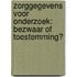 Zorggegevens voor onderzoek: bezwaar of toestemming?