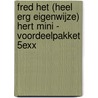 Fred het (heel erg eigenwijze) hert MINI - VOORDEELPAKKET 5exx by Pepe Smit