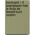 Backcard + 5 exemplaren Hoe je thuis de wereld kunt redden