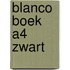 Blanco boek A4 Zwart