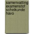 Samenvatting Examenstof Scheikunde HAVO