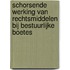 Schorsende werking van rechtsmiddelen bij bestuurlijke boetes