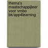 Thema's Maatschappijleer voor VMBO bk/App4learning door Janine Middelkoop