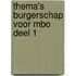 Thema's Burgerschap voor MBO deel 1