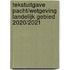Tekstuitgave Pacht/Wetgeving landelijk gebied 2020/2021