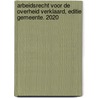 Arbeidsrecht voor de overheid verklaard, Editie Gemeente. 2020 door S.H.A.M. Dassen