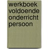 Werkboek Voldoende Onderricht Persoon by Frank Smit